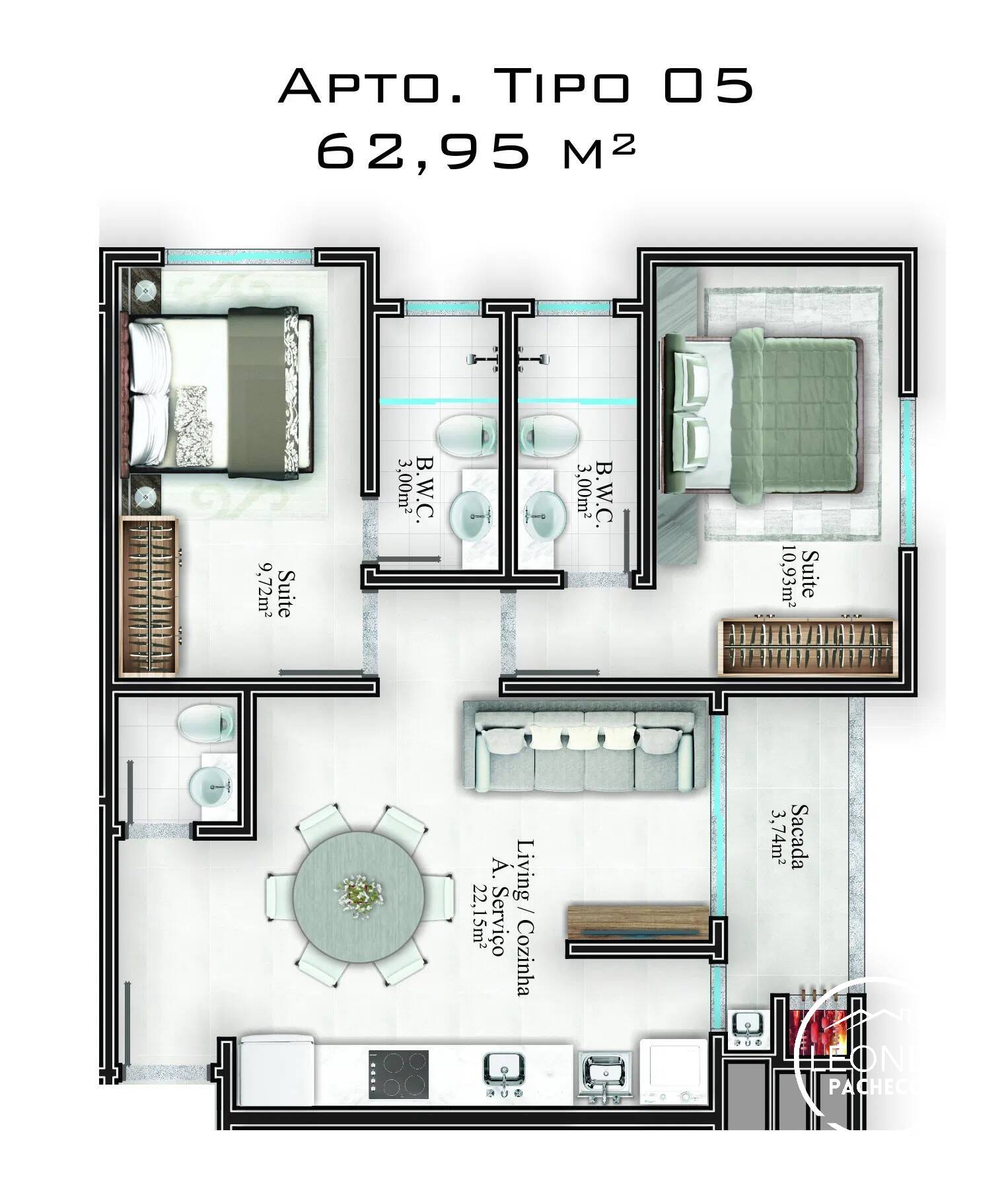 Apartamento, 2 quartos - Foto 18